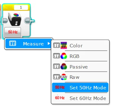 Color Sensor V2 注意事項 配圖