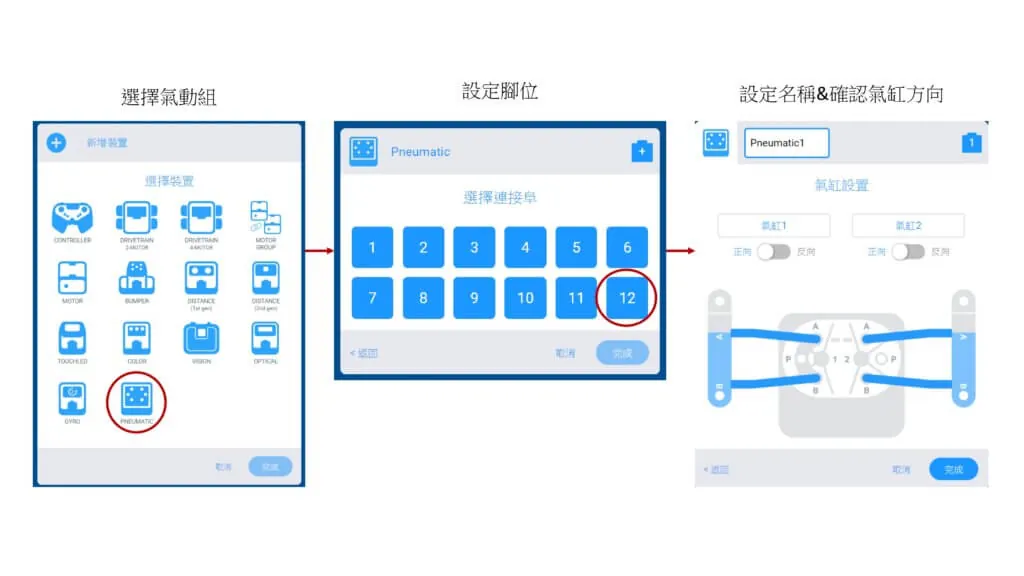 VEX IQ 氣動組介紹 配圖