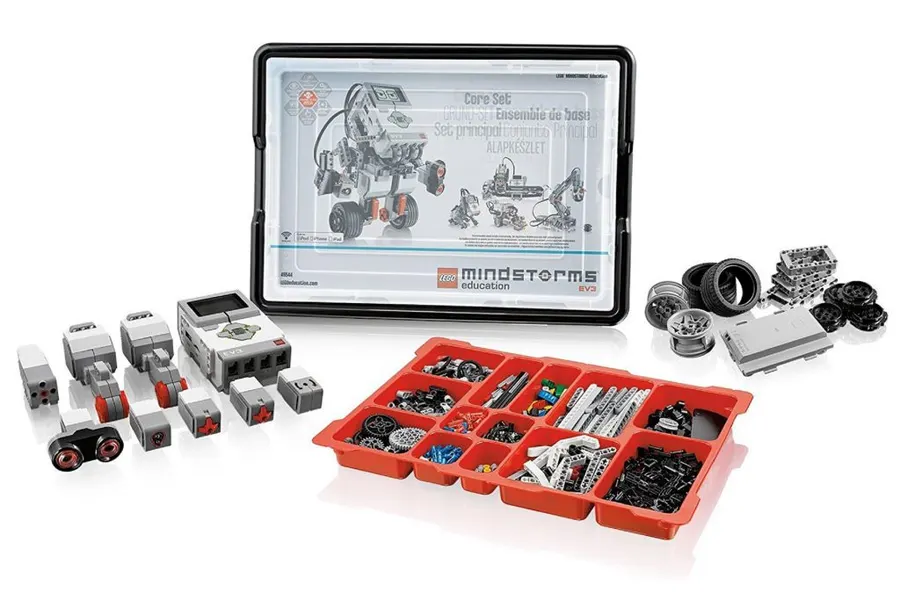 LEGO EV3 教具：主機、馬達與零件盒