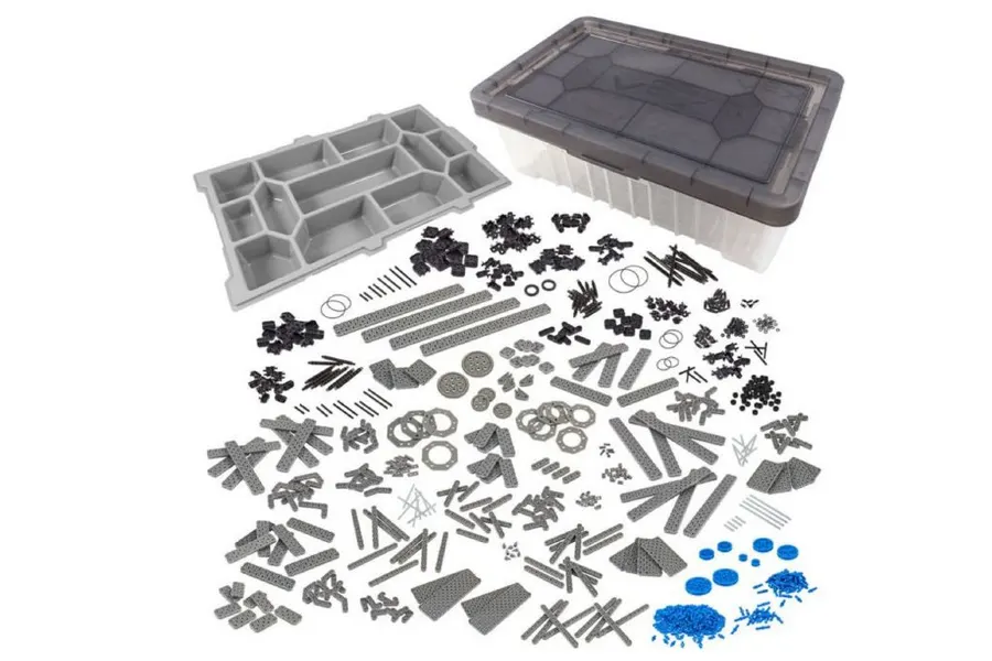 VEX IQ 教具：塑膠結構零件與收納盒